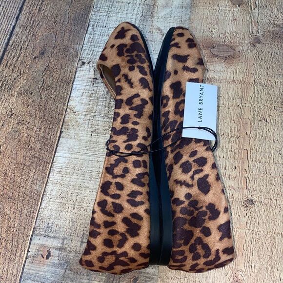 Lane Bryant Dream Cloud Round-Toe Flat - Leopard Print - Picture 10 of 10